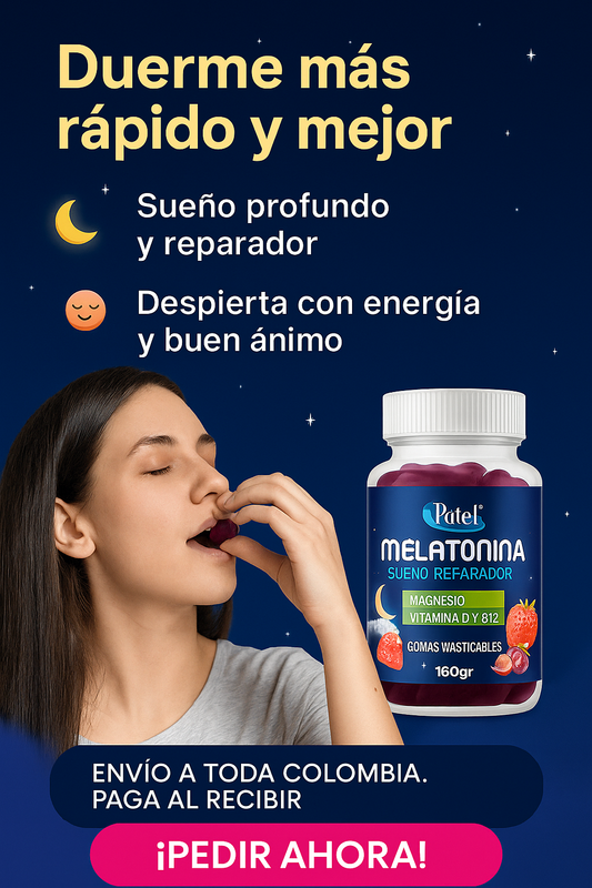 Gomitas de Melatonina – Duerme Mejor, Relaja tu Mente y Despierta Renovado