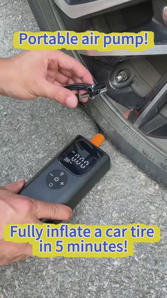 MINI INFLADOR ELETRICO PORTATIL DE ALTA POTENCIA